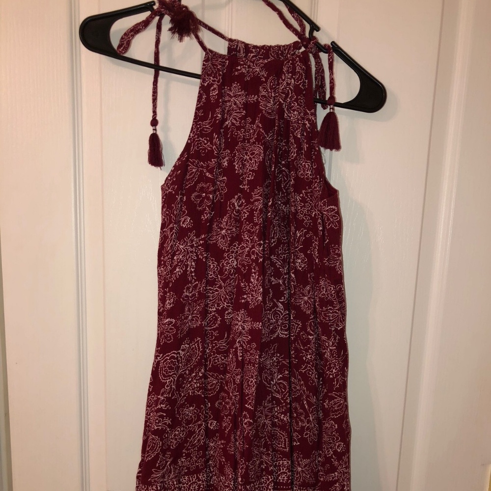 Burgundy Tank Top Dress (Size L, CAN FIT S & M)